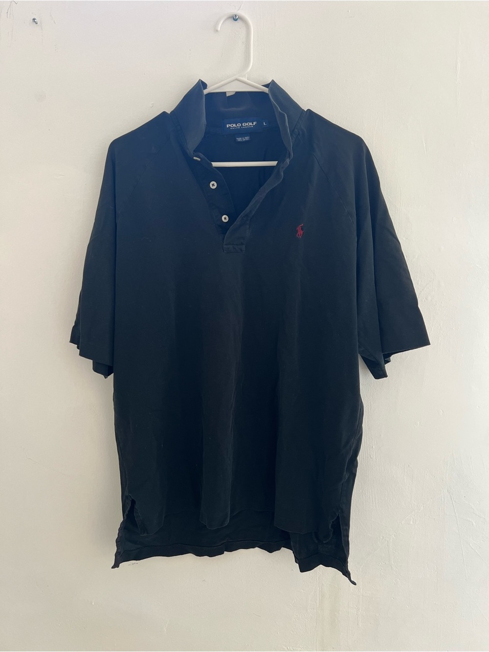 Vintage Classic Black Men's Ralph Lauren Polo Golf Shirt